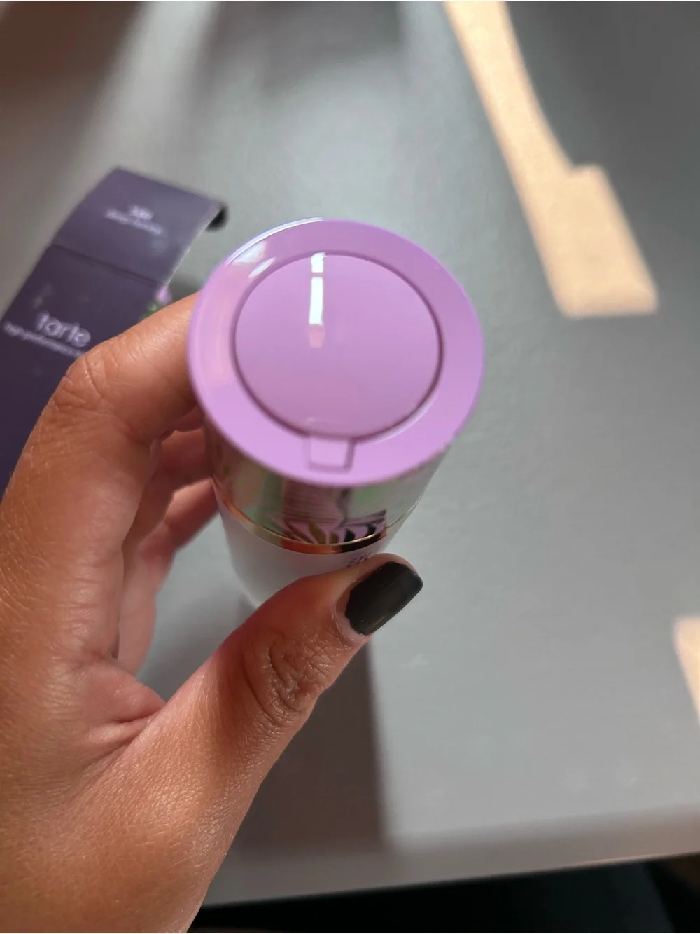 tarte Foundcealer Multi-Tasking Foundation - Deep Honey (purple & gold accents)